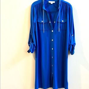 MICHAEL Michael Kors Shirt Dress, Size S